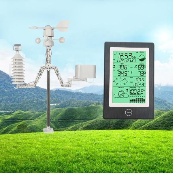 Quality High Definition Ambient Weather WS-1050A Smart Weather Station With WiFi Remote Monitoring LCD HD Display for sale