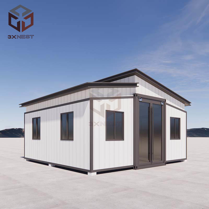 73sqm Flat Pack Folding House Containers Expandable Portable Homes