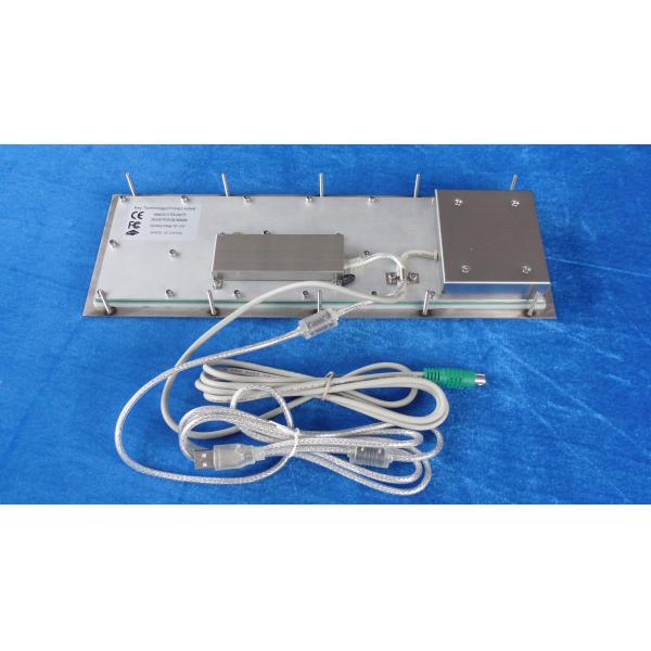 IP65 Stainless Braille Kiosk waterproof keyboard with touchpad , 68 Keys