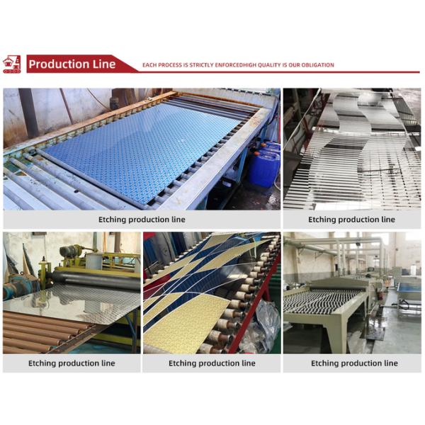 High Quality SS 304 316 Decorative Metal Sheets Customized Design Pattern Etched Stainless Steel Sheet