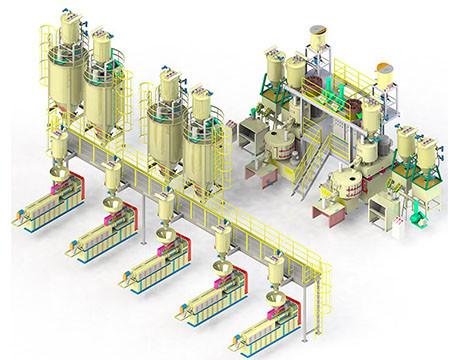 Quality Automatic Feeding Conveying System For Powder Mixer And PVC Extruder for sale
