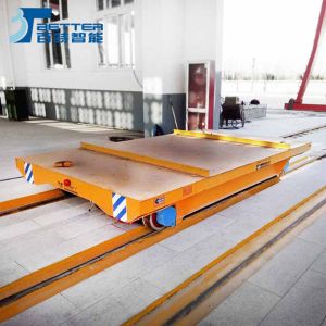 China Steel Box Rail Electric Transfer Cart with 430ton Load wholesale