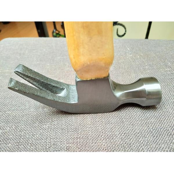 8OZ,16OZ grade A wooden handle steel Claw hammer(XL-0001) polishing color hand garden construction tools