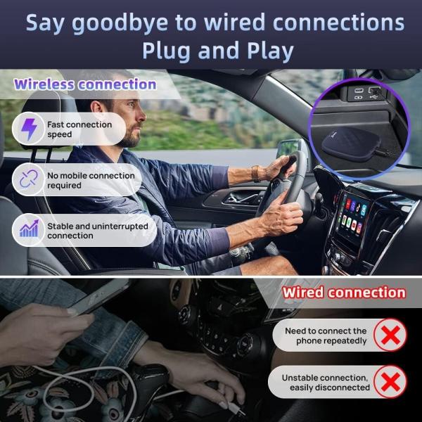Multimedia Carlinkit Tbox S Model 4GB 64G 8 Core Android 13 Wireless Adapter Carplay Android Auto Multimedia Smart Ai Box