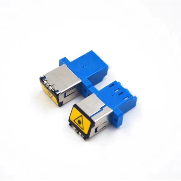 LC fiber optic adapter Fiber Optic Couplers SM/MM/OM3/OM4/OM5 With Metal Shutter,dust protectection and eye protection