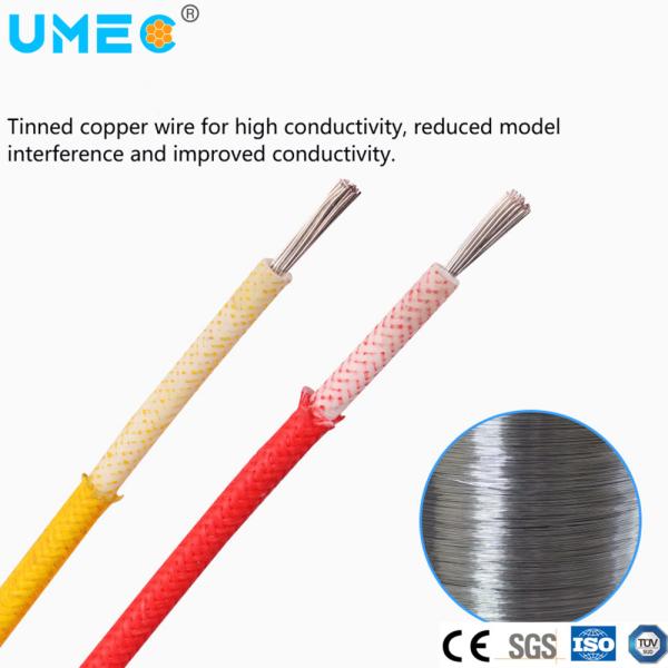 Electric High and Low Temperature Resistance Silicone Insulation Glass Fiber Braided Fire Proof Cable 1.0mm 1.5mm2 25mm2 Cable Wire