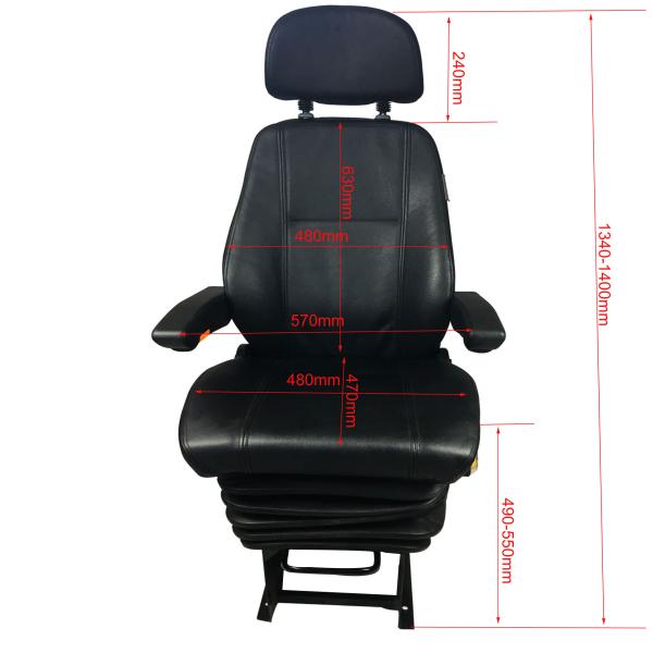 Mechanical Suspension Seat Maintain Equipment Railway Inspection Vehicle Seat