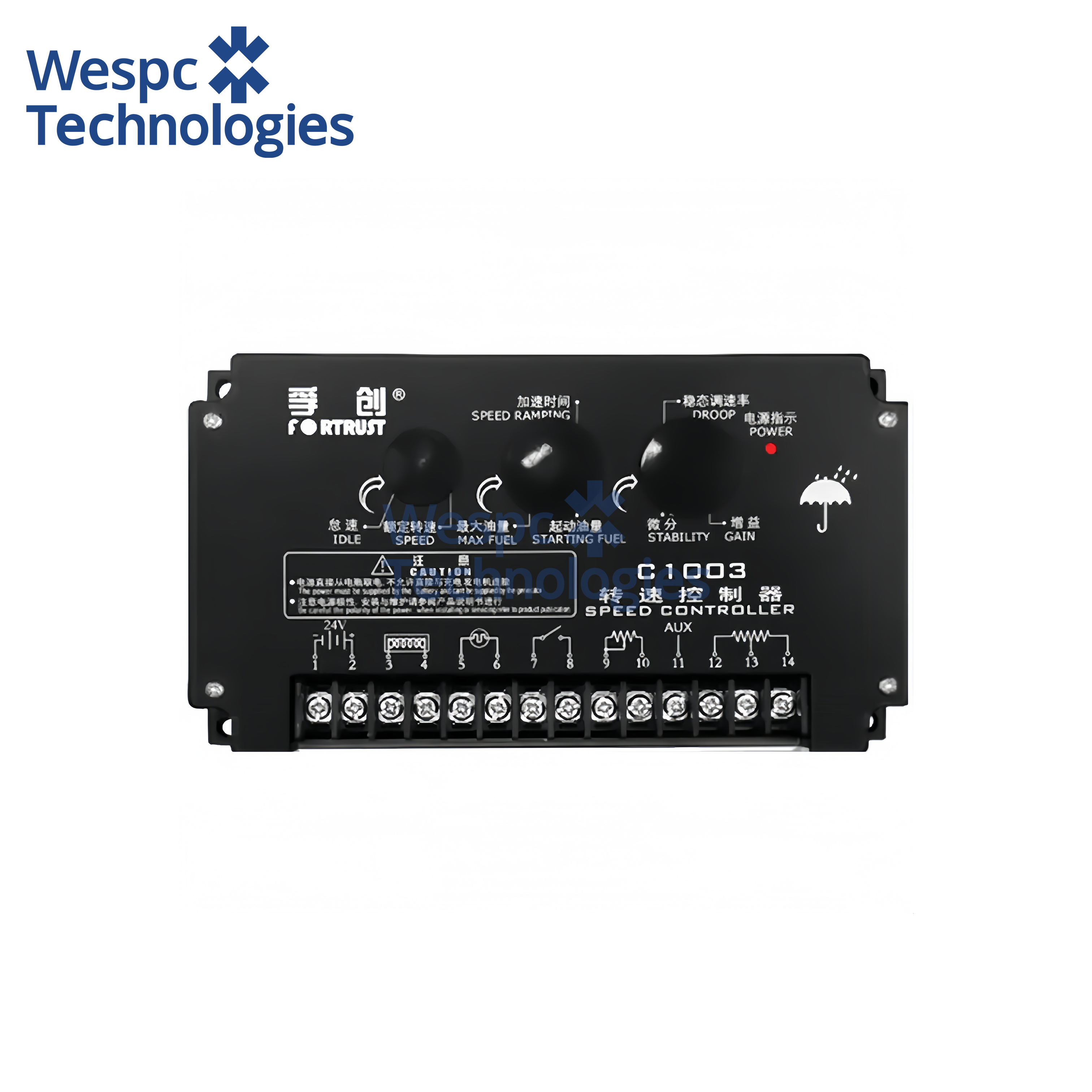 WESPC Original C1003 Diesel Engine Electronic Governor Speed Controller Regulator