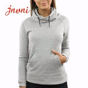 China French Terry Long Sleeve Pullover Sweatshirt Kangroo Pocket on sale