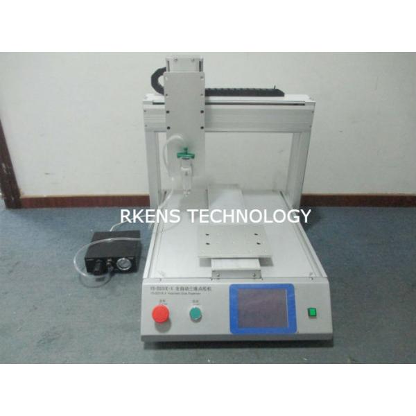 Full Automatic Glue Dispensing Machine 500mm/Sec With LCD Touch Panel Display