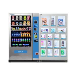 China Drink Snack Combo Vending Machine ODM With 6 Drawers 7 Channels on sale