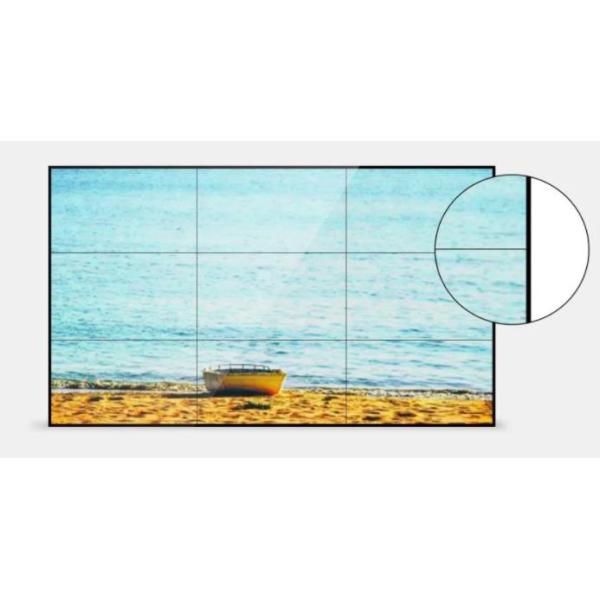 Floor Standing LCD Display 2x2 Video Wall Advertising Player With 4K Controller