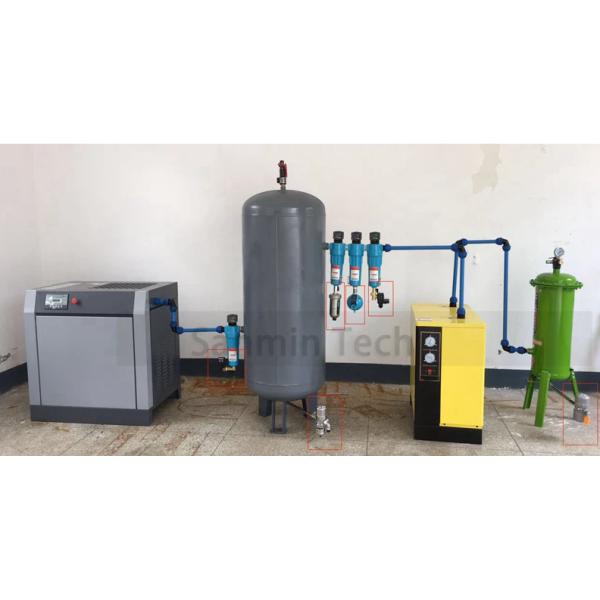 NBSANMINSE Electronic Drain Valve G1/2 1.6 Mpa SR-B-15 Brass Solenoid Valve DC24V AC220V Air Compressor Drainer