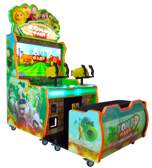 Zombywar Crazy Water Shooting Redemption Arcade Machine For Shopping Mall
