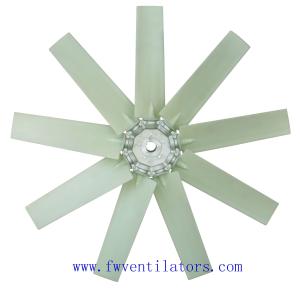 China plastic fan blades for industrial axial ventilation fan on sale