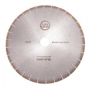 China Metal Powder Raw Material D400mm Segmented Diamond Saw Blades for Marble Cutting wholesale