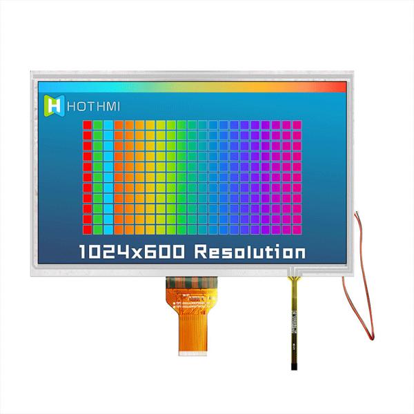10.1 Inch Resistive TFT LCD Display With 1024x600 Resolution