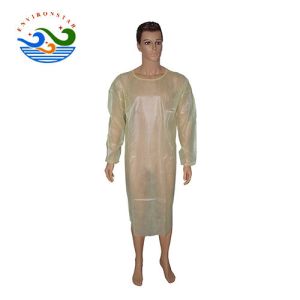 China Wear Resisting Yellow Disposable Isolation Gowns For Food Industry wholesale