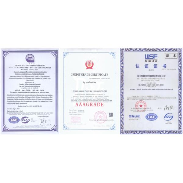 Hot Dip Galvanized High Quality Terminal Transmission Line Tower