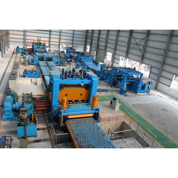 Metal Coil Uncoiling Leveling Mobile Shear Assembly Line with 0-30 m/min Cutting Speed