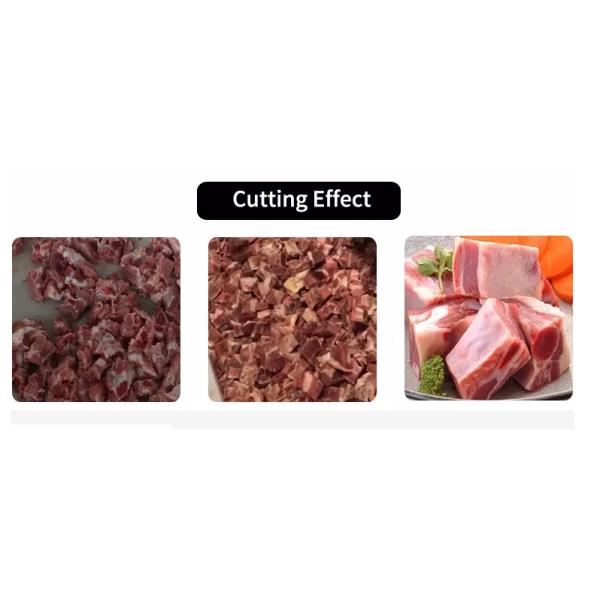 Durable Electric Meat Bone Cutter With Conveyor / Rib Cutting Machine