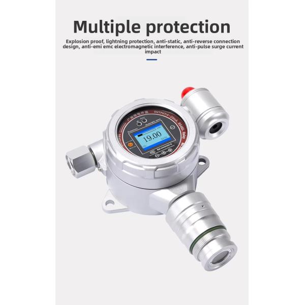 MIC500S 0-100%LEL Methane CH4 Gas Detector for LPG LNG Natural Gas