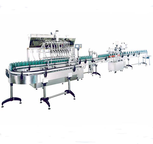 Quality PLC Controlled Automatic Piston Filling Machine 48BPM For 1000ml Liquid for sale