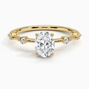 China Aimee Diamond Engagement Ring With 0.75 Carat Oval Diamond wholesale