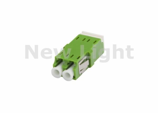 Quality FTTH / Data Center LC Duplex Adapter , Duplex LC APC Adapter Without Flange for sale