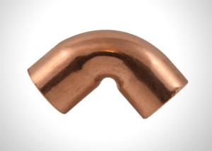 China 90 Degree Copper Elbow Easy Welding Refrigeration Pipe Fittings wholesale