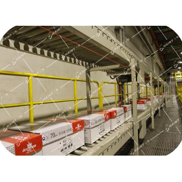 Medicine Industry Unit Load Conveyor 30 M / Min With Automatic Robot Palletizing