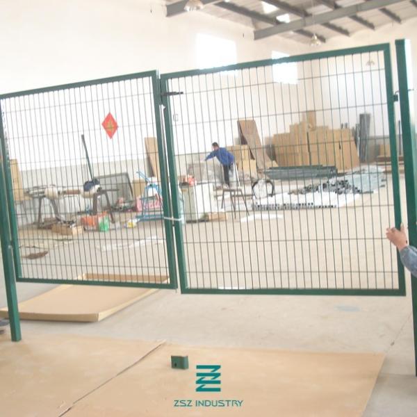 Galvanizing 3d Panel Fence , Metal Garden Gates With Long Using Life