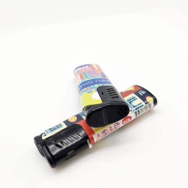 New Arrival Windproof Smoking Electric Lighter Custom Logo Lighter with Length 81mm