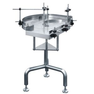 China Semi Automatic Bottle Turntable Machine Rotary Unscrambling Table wholesale