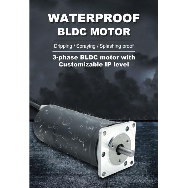 57mm Nema23 Bldc Motor 24v 3000rpm 0.44N.M IP54 Dustproof Waterproof Brushless
