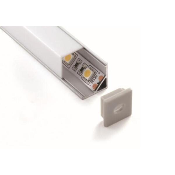 10mm Led Strip Light Diffuser For Floor Cabinet Wall , Led Strip Lighting Aluminium Channel