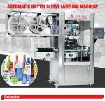 Two Heads Shrink Sleeve Labeling Machine Automatic Control , Stable Labeling