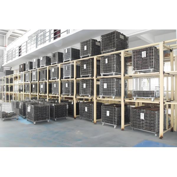 Application example of metal wire mesh storage cages