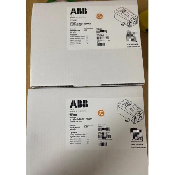 ABB TZIDC Digital Positioner V18345-2021150001 with HART Communication
