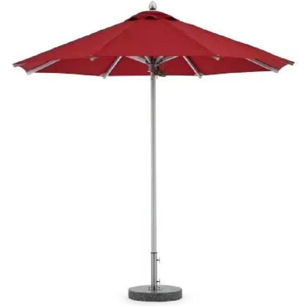 8ft polyester waterproof Red parasol cover middle pole aluminum patio umbrella outdoor picnic umbrella---2300