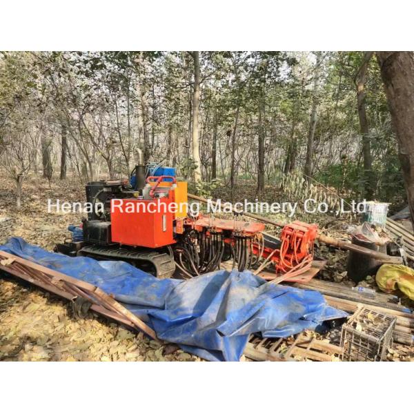 62KW Diesel Engine Mini Drill Rig HDD Hydraulic Water Well Drilling Rig 2.2t