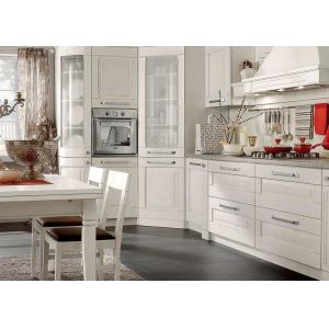 China 400mm Modern Modular Kitchen Cabinets With Seating Wide Pull Out Tall Larder wholesale