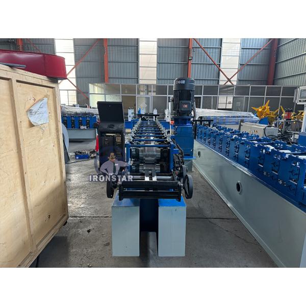 35*15mm and 35*30mm 10 Ga 2 sizes in 1 U purlin roll forming machine in America