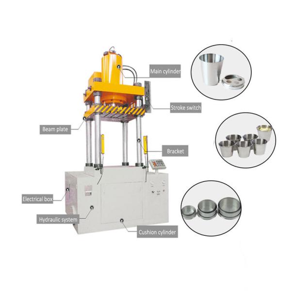 Quality 2000 KN Servo Hydraulic Press Machine For Metal Kitchen Utensils Making for sale