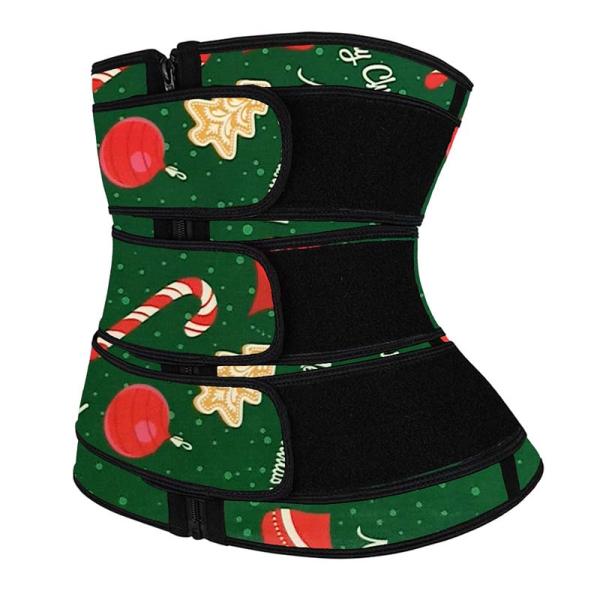 Latex Three Strap Waist Trainer 3XS Curves Waist Trimmer Belt With Zipper