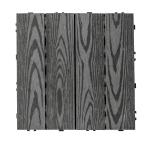 Wood WPC Composite Decking Tiles Rotproof Interlocking Wood Tiles