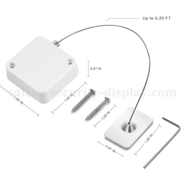 Quality Anti Theft Retractable Laptop Cable Lock For Hardware Security for sale