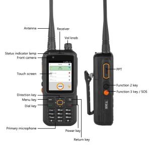 INRICO T368 POC Long Distance Two Way Radio 17 Hours Working Times Long Distance Handheld Radio With AI Dual Camera Front Camera 2MP And Rear Camera 13MP