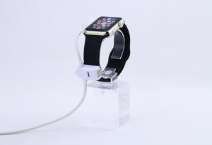 White Security Display Stand , Watch Display Security Adjustable Display Angel
