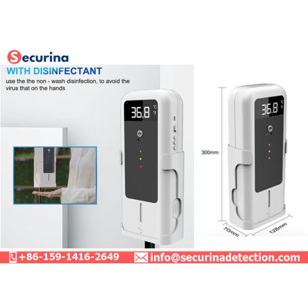 ABS Shell Portable Body Temperature Detection Hands Sanitizer Disinfection Station with Digital LED Screen